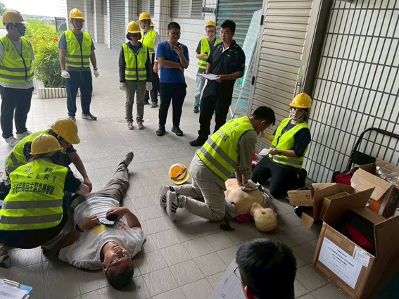 圖1、花蓮港T-CERT以實作方式進行考核