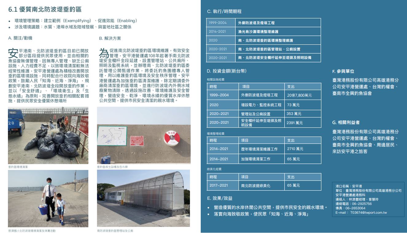 3.2021年安平港優質南北防波堤垂釣區