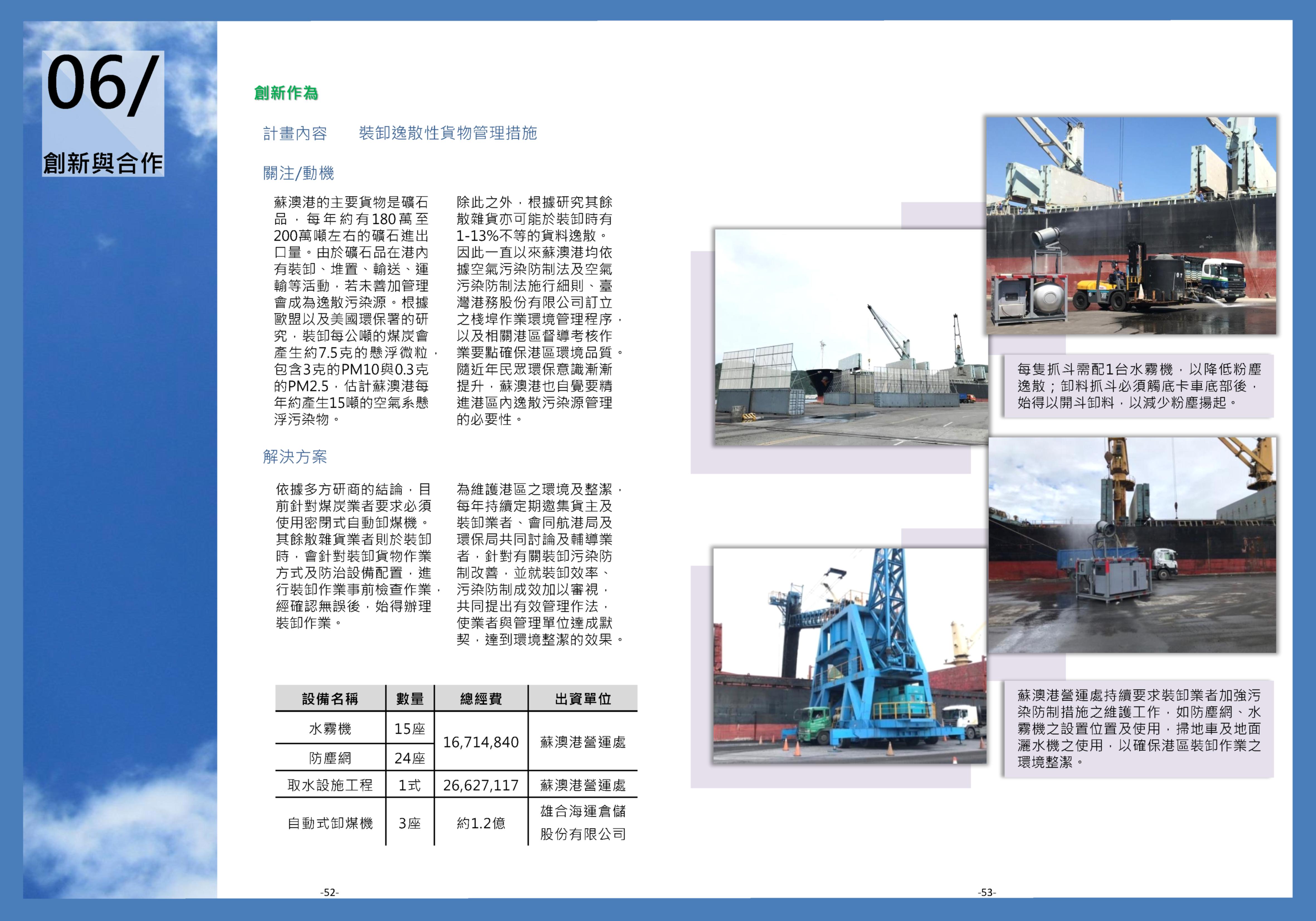108年裝卸逸散性貨物管理措施