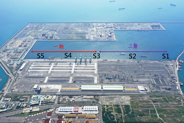 臺北港S07、S08 -17.7公頃新生地填築完工照