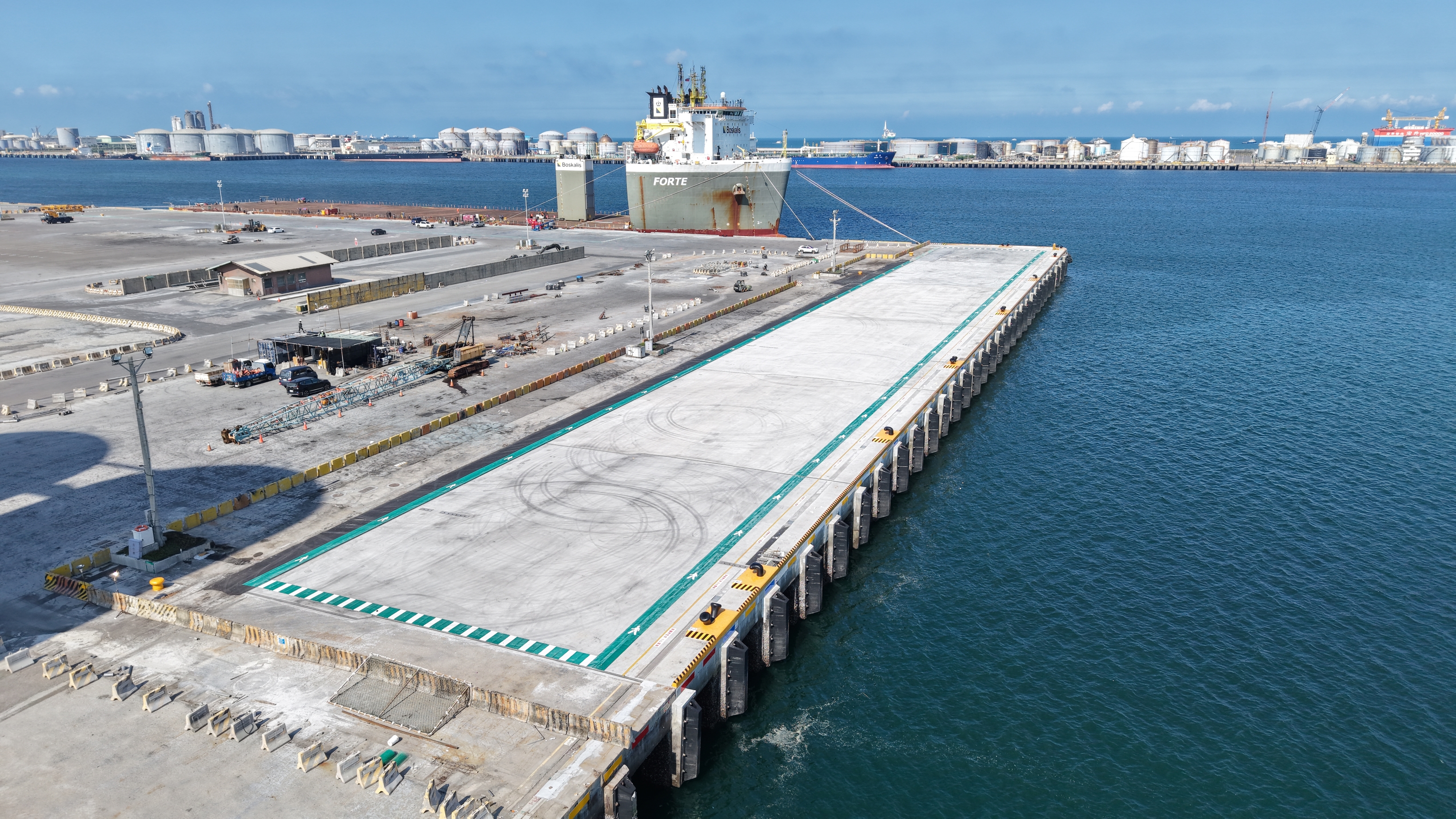 「臺中港老舊碼頭（#29）整建工程」碼頭照片