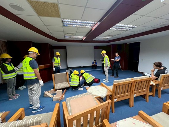 圖2、花蓮港T-CERT以實作方式進行考核