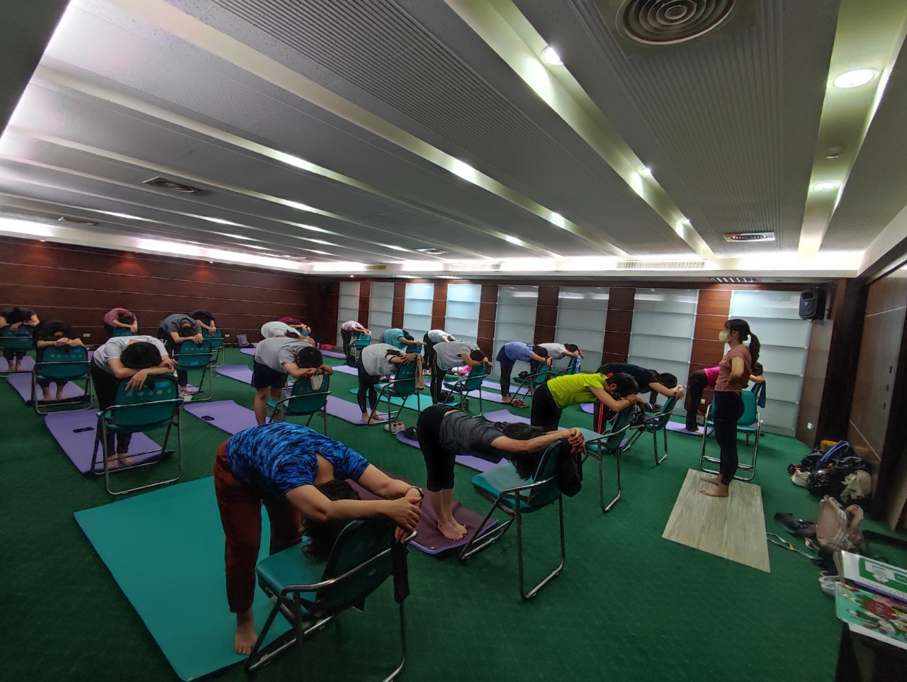 高雄港務分公司員工健康促進活動實況照